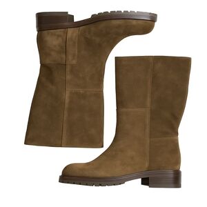 Marni Brown Suede Boots with Lug Sole